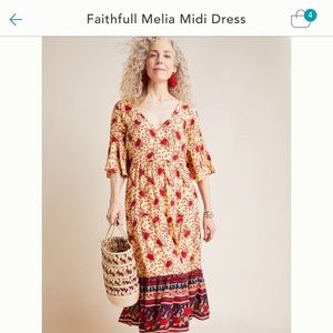 Anthro Faithful Melia Dress